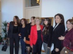 Canan Curcani  with her schoolmates